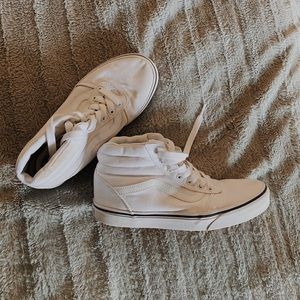 High Top White Vans